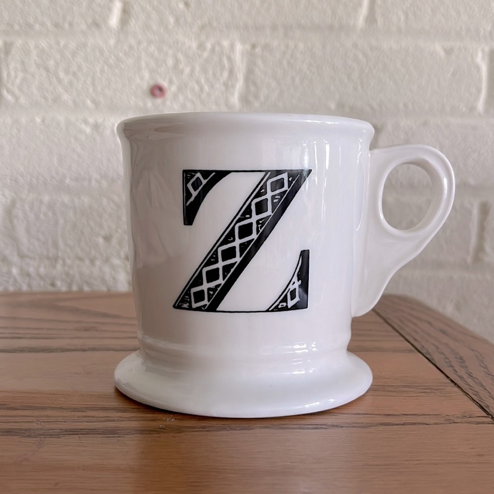 Anthropologie Alphabet Mug, use 3 times. Excellent condition!